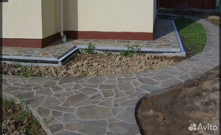 Благоустройство двора под ключ