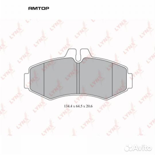 Lynxauto BD5339 Колодки тормозные дисковые перед