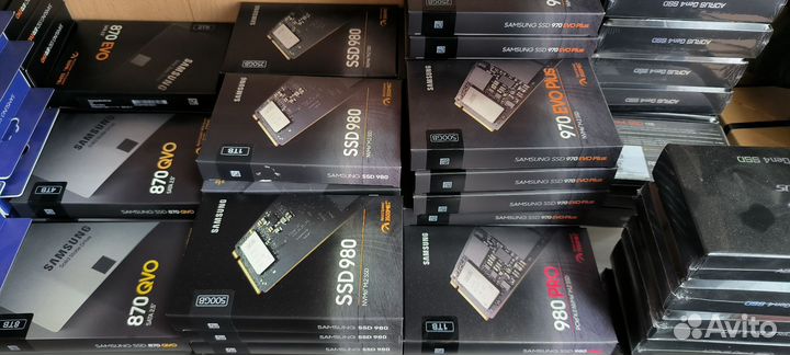 Ssd диски Samsung 870/970/980/990 WD Crucial