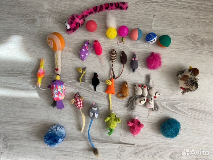 Игрушки для котят и кошек пакет 2 шт