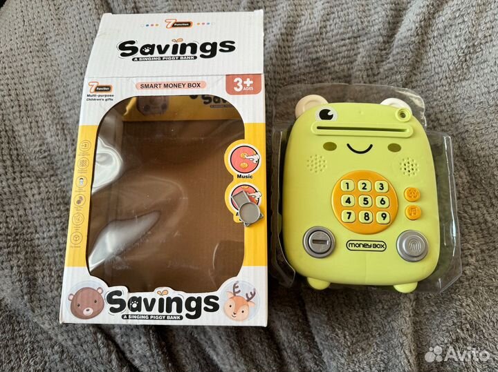 Детский сейф копилка