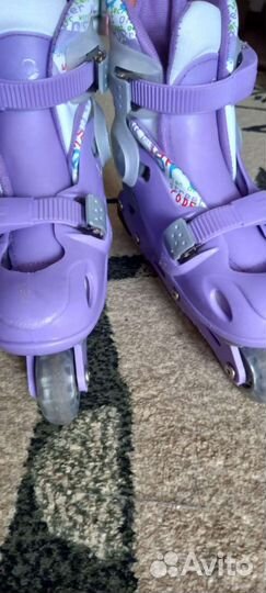 Роликовые коньки детские раздвижные