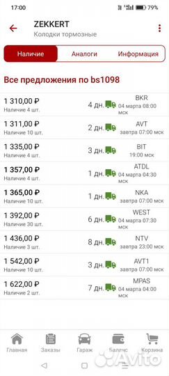 Передние колодки Audi 80, Audi 100, Golf 2, Golf 3