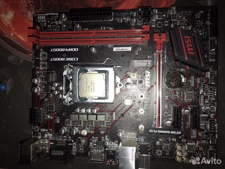 Материнская плата MSI H310-M gaming plus