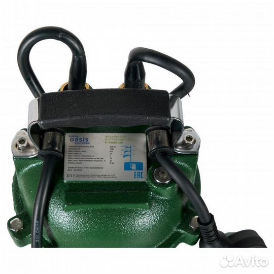 Насос фекальный с реж.мех. F-1500/13R oasis