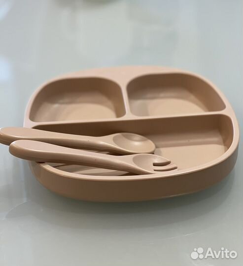 Тарелка секционная на присоске. Прикорм