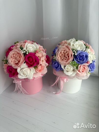 Букет из мыльных цветов