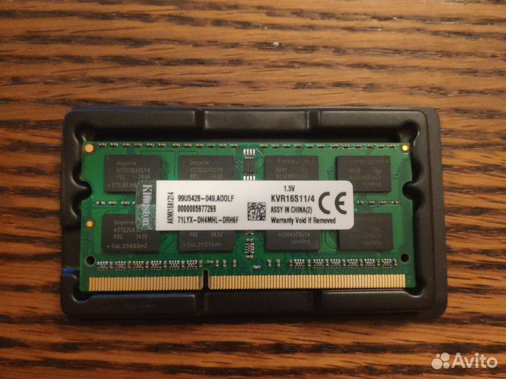 Оперативная память ddr3 1600 mhz 4 gb для ноутбука