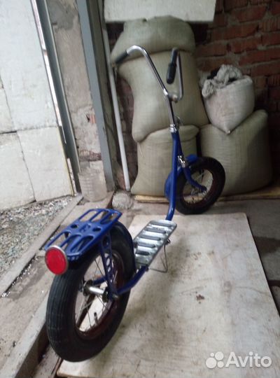 Самокат СССР надувные колеса детский
