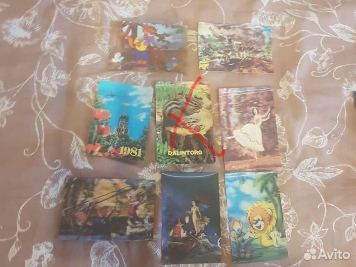 Переливные и обычные календарики СССР