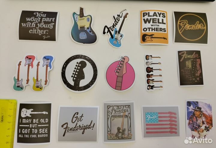 Наклейки Fender