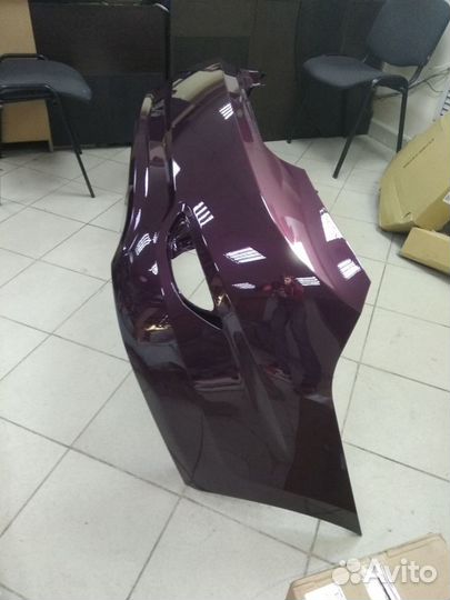 Бампер задний Хендай Solaris седан в цвет