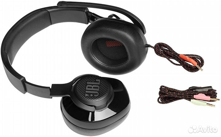 Проводные наушники JBL quantum 200 черный
