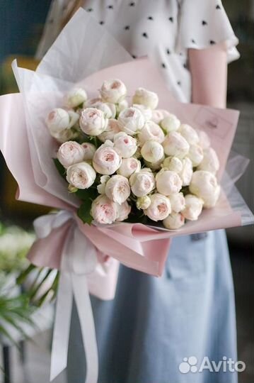 Пионовидные розы кустовые