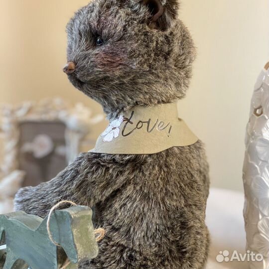 Коллекционный мишка тедди ручная работа