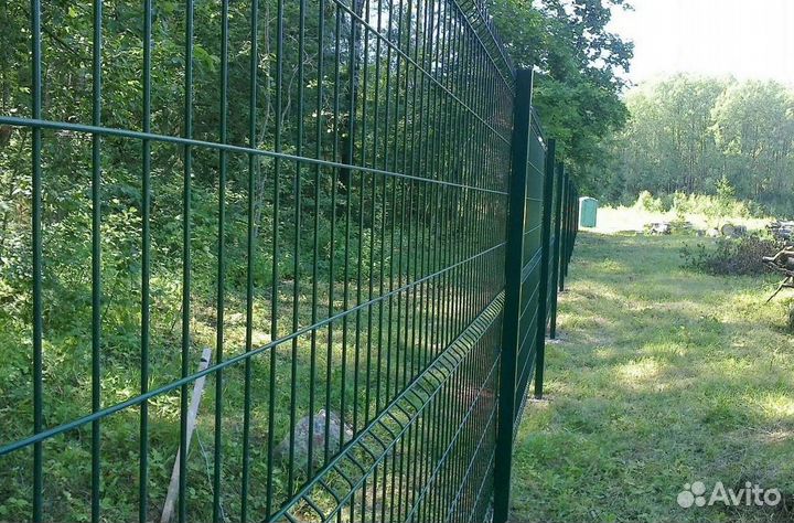 3д забор из сетки гиттер
