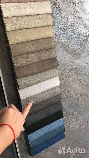 Римские шторы с кантом