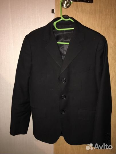 Пиджак чёрный рост 134 см