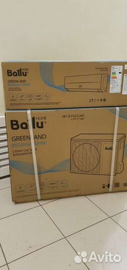 Ballu Greenland bsgr-12HN1 на 35кв.м