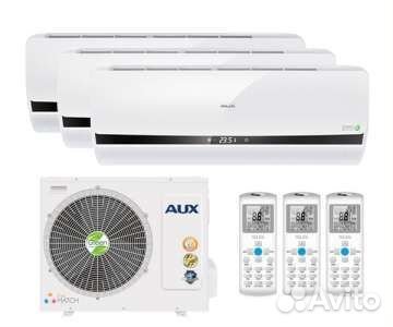 Мульти сплит AUX amwm-H07/4R2(J) x 3/AM3-H21/4DR1