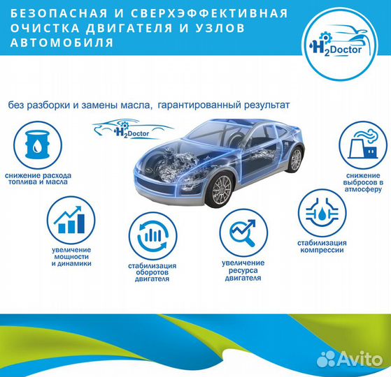 Раскоксовка двигателя водородом
