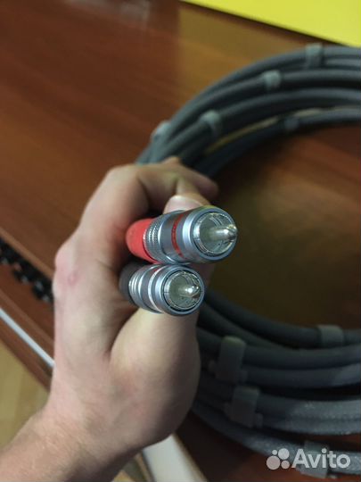 Межблочный кабель rca посеребрянный СССР