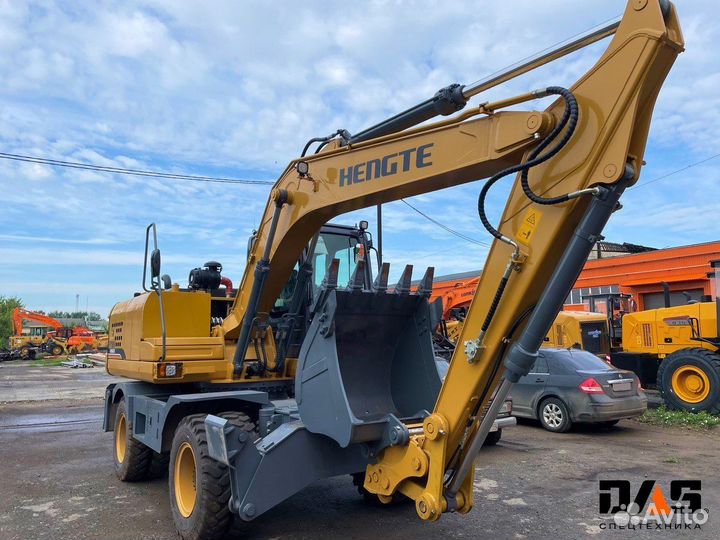 Колёсный экскаватор HENGTE HT160W, 2023