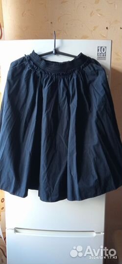 Юбка женская 48 50 черная хлопок и брюки 54 разм