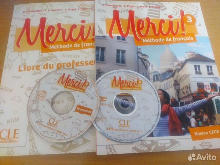 Merci 3 учебник + книга для учителя + 2 диска
