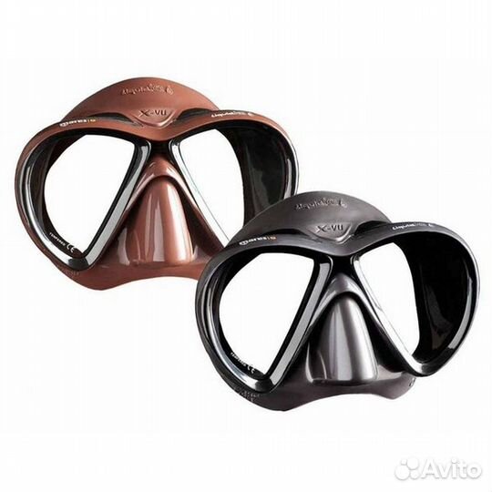 Маска для подводной охоты и фридайвинга из бисилик