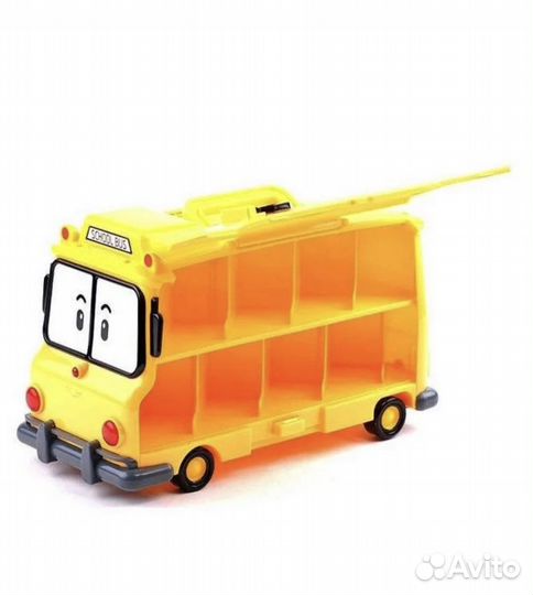 Кейс poli Robocar Poli для хранения машинок Скулби