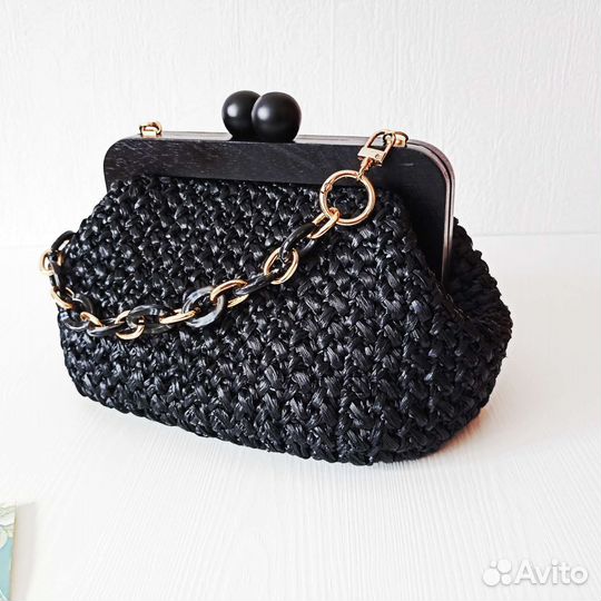 Сумка женская из рафии