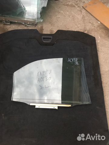 Стекло двери заднее левое Toyota Camry ACV30