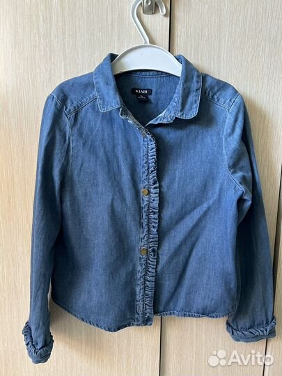 Рубашка джинсовая для девочки