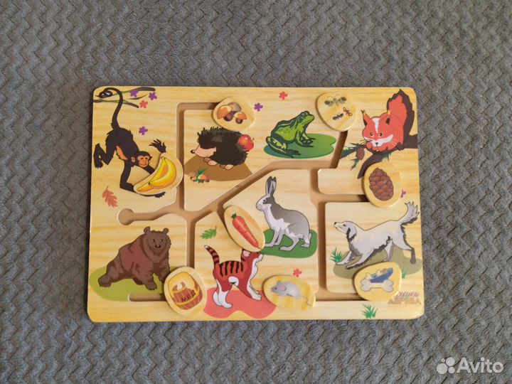 Игрушка деревянный пазл, игрушки