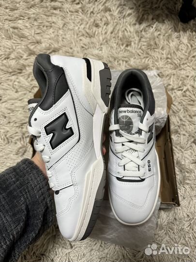 New Balance 550 White Dark Grey Оригинал