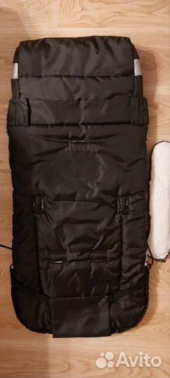 Меховой конверт в коляску овчина