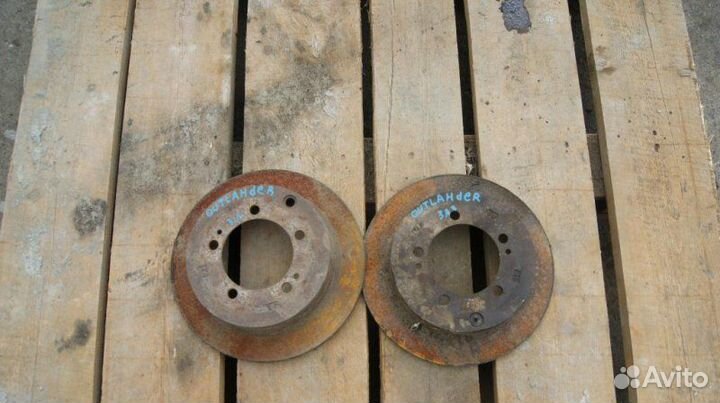 Диск тормозной задний Mitsubishi Outlander 1 CU