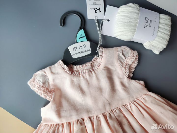 Новое платье для девочки 62 Mothercare