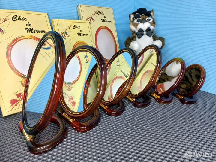 Зеркало двухстороннее настольное