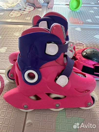 Ролики детские и защита декатлон