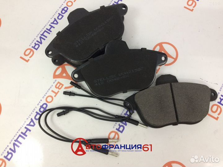 Колодки тормозные передние, 412004BSX peugeot 605