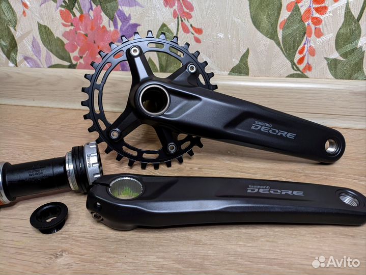 Shimano Deore M5100, групсет 11 скоростей, шатуны