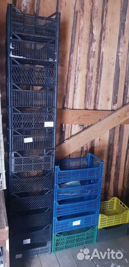 Пластиковые ящики для овощей, ягод и грибов