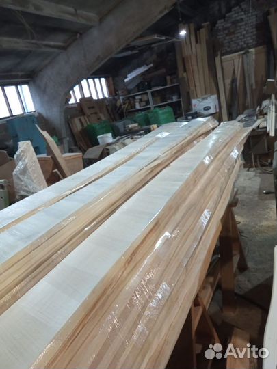 Доска необрезная Липа стиль Леший