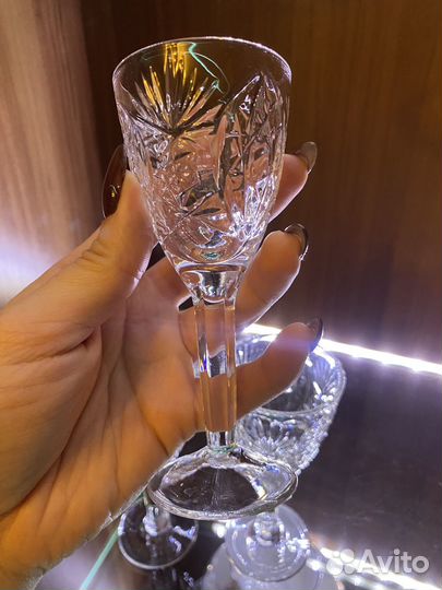 Рюмки хрустальные