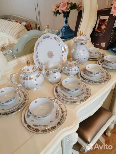Фарфоровый чайный сервиз гдр
