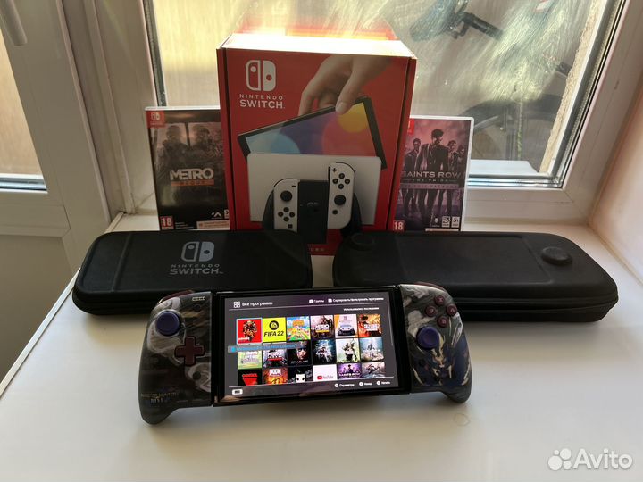 Nintendo switch oled с играми