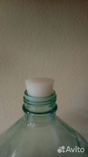 Пробка силиконовая для бутылей 10 и 20 литров