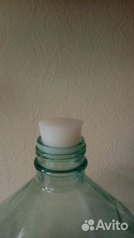 Пробка силиконовая для бутылей 10 и 20 литров